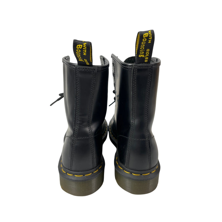 NEW Dr. Martens 1460 Womens Black Leather Round Toe Lace Up Combat Ankle Boots 7