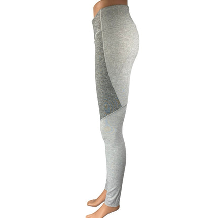 Outdoor Voices Women's Gray Colorblock Yoga Workout Athletic Leggings Pants S