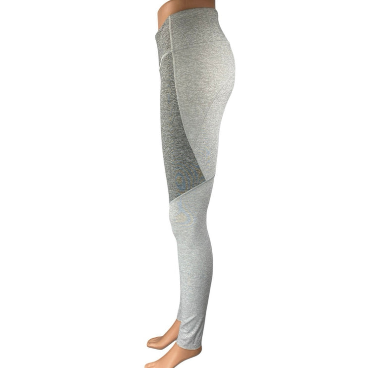 Outdoor Voices Women's Gray Colorblock Yoga Workout Athletic Leggings Pants S