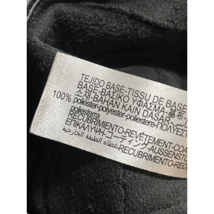 Zara Women Black Faux Leather Vegan Button Fly Mini Skirt Skort Shorts Size XS