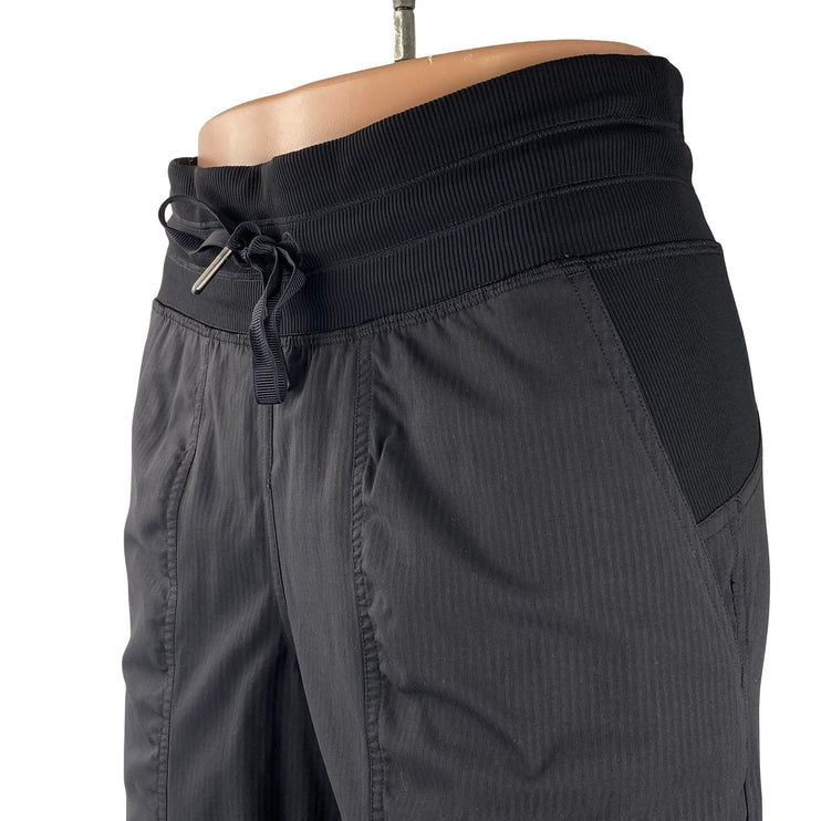 Lululemon Dance Studio Black Yoga Athletic Activewear Jogger Trousers Pants Sz 4