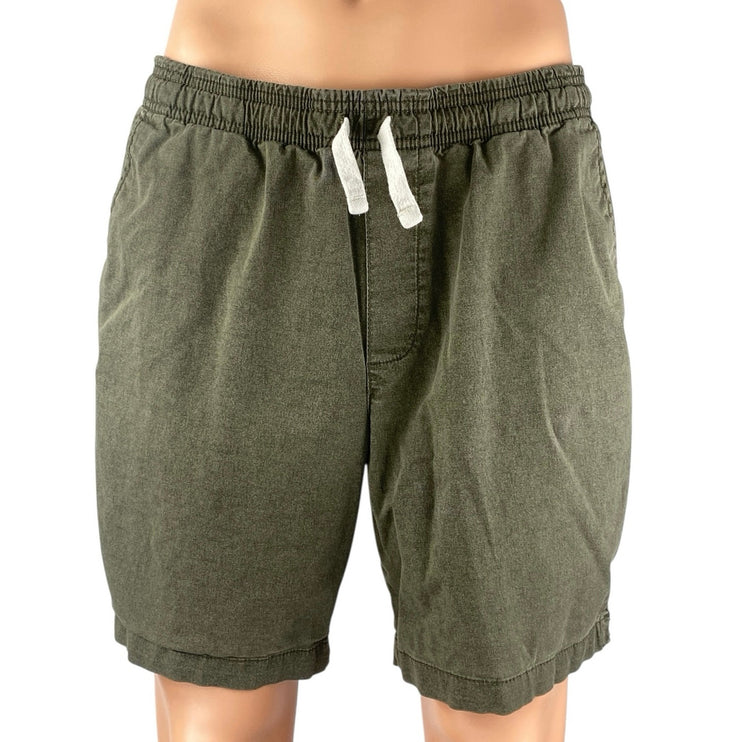 Goodfellow & Co Men's Army Green Elastic Waist Drawstring Casual Shorts Size M
