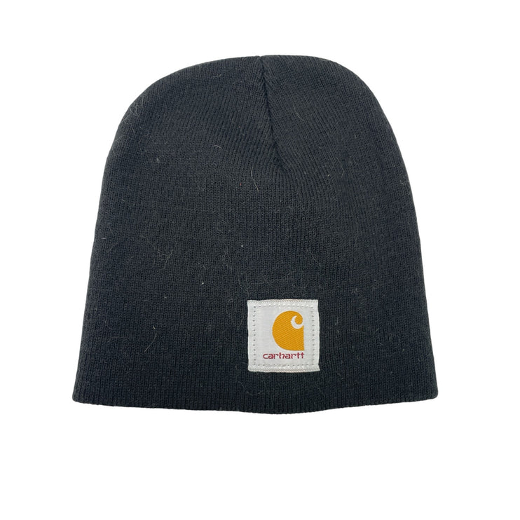 Carhartt A205 Womens Black Knit Winter Snow Short Bonnet Beanie Hat One Size