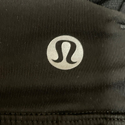 Lululemon Energy Black Sleeveless Strappy Cross Back Sports Bra Crop Tank Top S