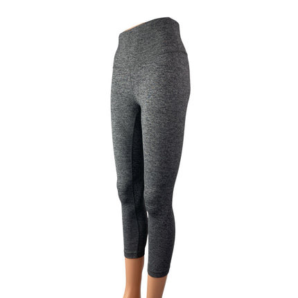 Lululemon Women's Gray Mid Rise Skinny Yoga Athletic Activewear Leggings Pants 4