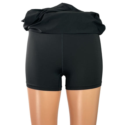 Prince Women's Black Sporty Athletic Activewear Tennis Skirt Short Skort Size L