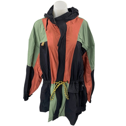 Fabletics The Heights Multicolor Colorblock Hoodie Windbreaker Cargo Jacket XXL