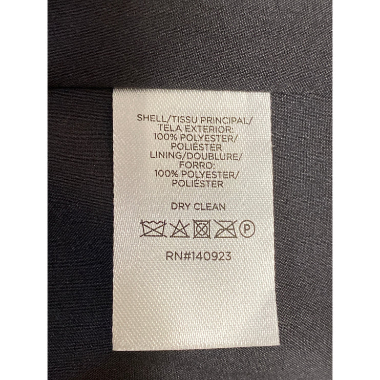 Ann Taylor LOFT Black Houndstooth Elbow Patch Long Sleeve Blazer Coat Jacket 0