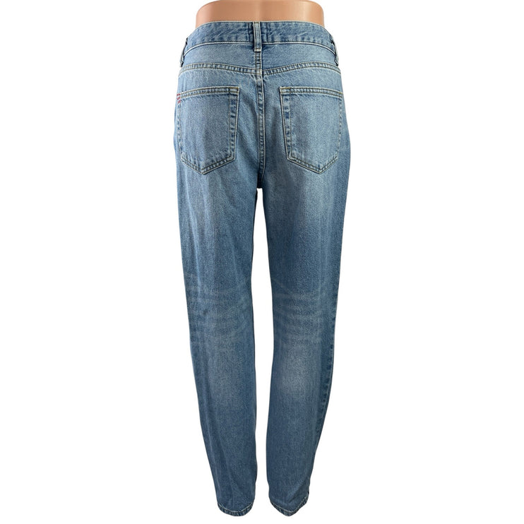 Urban Outfitters BDG Womens Blue Tapered Leg Mom High Rise Denim Jeans Pants 26