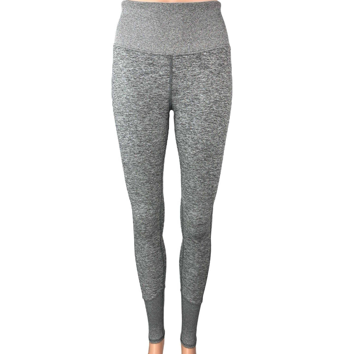 Alo Yoga Gray Heather High Rise Yoga Workout Athletic Leggings