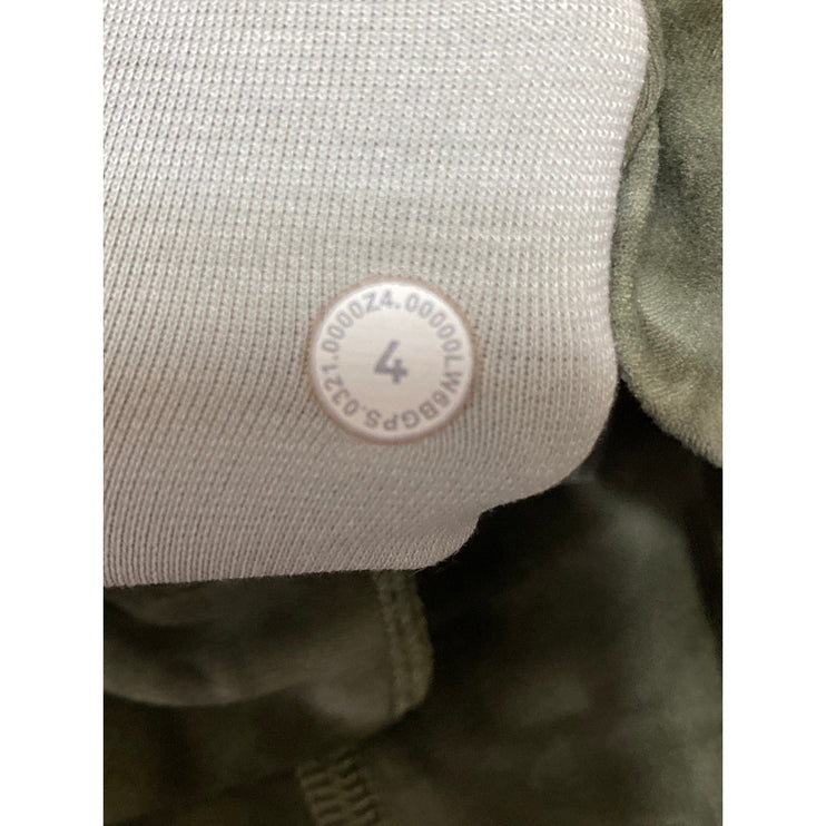 Lululemon Align Diamon Dye Green High Rise Yoga Crop Athletic Leggings Pants 4
