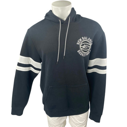 New Balance Basketball First Light Men's Black Hoodie Hooded Sweatshirt Size L