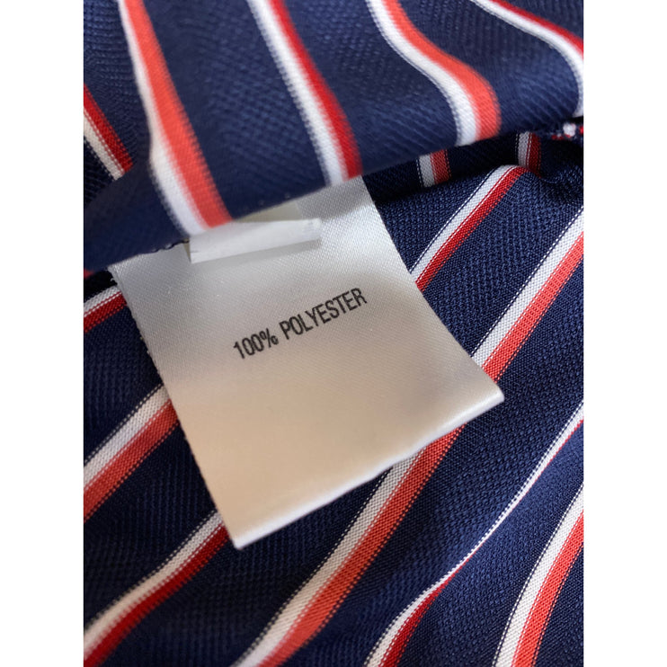 Adidas Climalite Multicolor Stripe Short Sleeve Classic Golf Polo Shirt Top Sz M