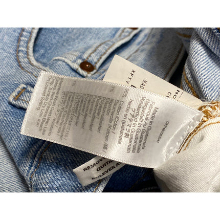 Madewell Womens Light Wash Distressed High Waisted Straight Denim Jeans Pants 30