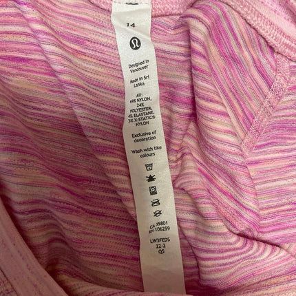 Lululemon Swiftly Tech 2.0 Race Pink Long Sleeve Activewear Tee T-Shirt Top 14