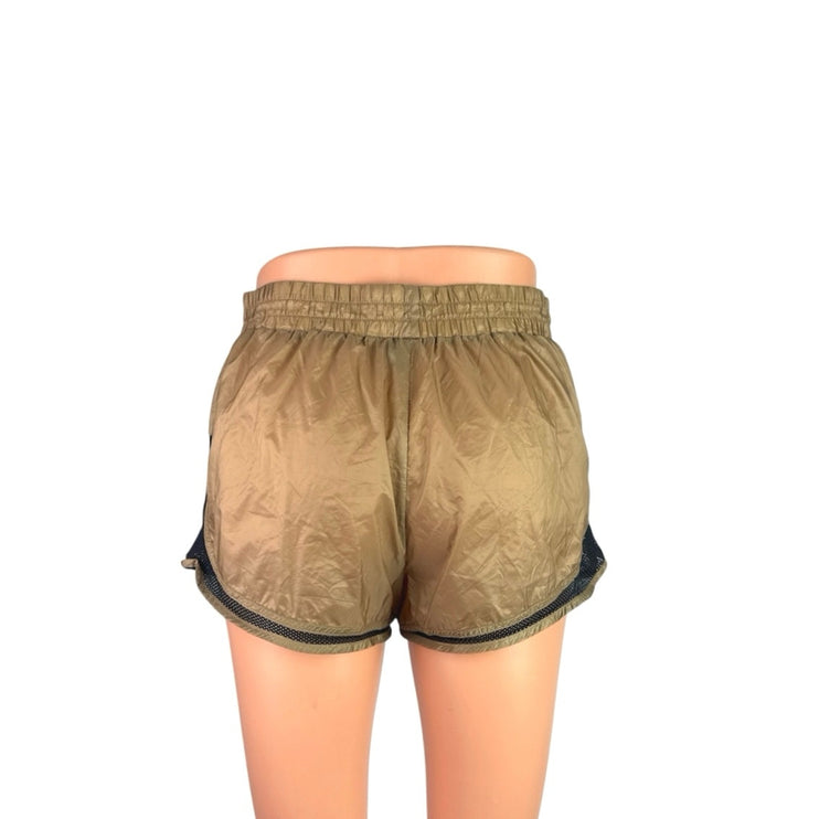 Urban Outfitters Out From Under Tan Mesh Trim Dolphin Mini Lounge Shorts Size S