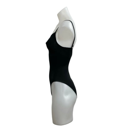 Women's Black Sculpt Seamless Sweetheart Neck Sleeveless Tank Bodysuit Top Sz S