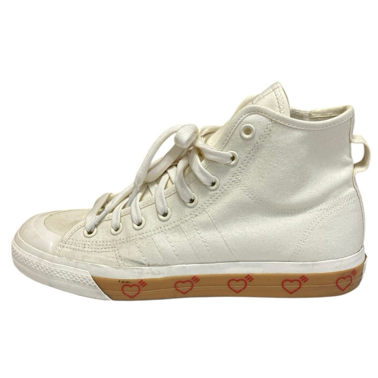 Adidas Nizza HI Human Men's Off White High Top Lace Up Walking Sneakers Size 11