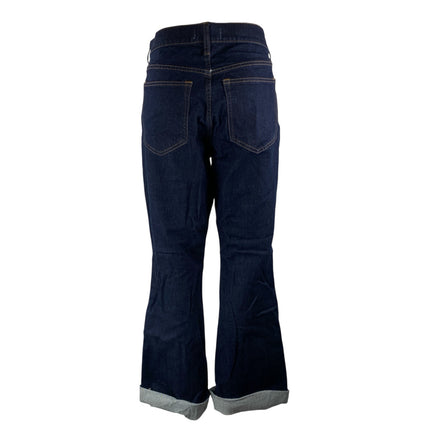 Abercrombie & Fitch The Bootcut Mid Rise Women's Blue Dark Wash Denim Jeans 30