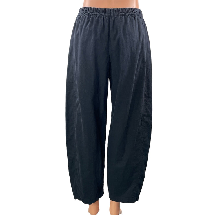 Abercrombie & Fitch Women's Black High Rise Relaxed Baggy Trouser Pants Size XS