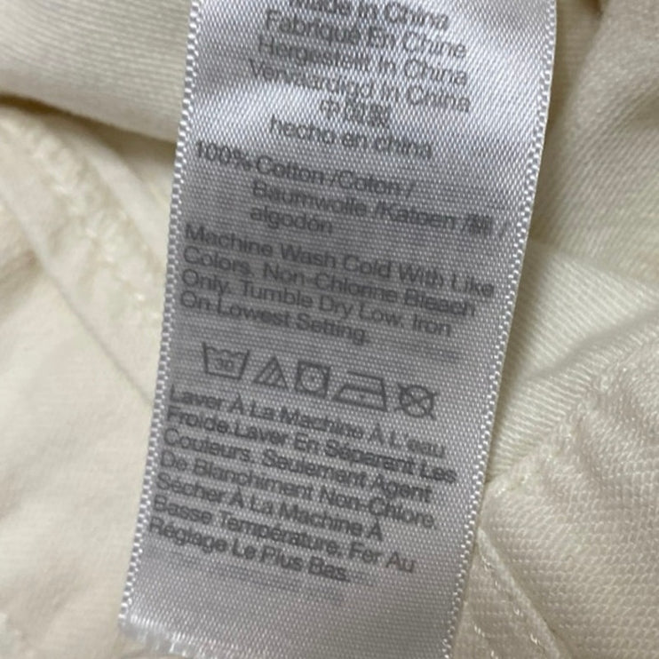 Madewell Drakefield White Long Sleeve Button Down Pockets Shirt Coat Jacket XL