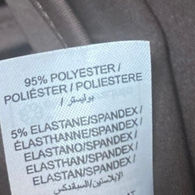 Edikted Brown Long Sleeve Crew Neck Open Back Cutout T Shirt Bodysuit Top Size S