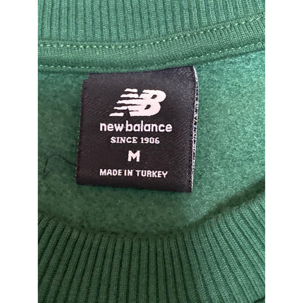 New Balance Women's Green Long Sleeve Crew Neck Sweater Sweatshirt Top Size M