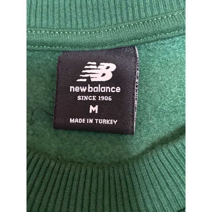 New Balance Women's Green Long Sleeve Crew Neck Sweater Sweatshirt Top Size M
