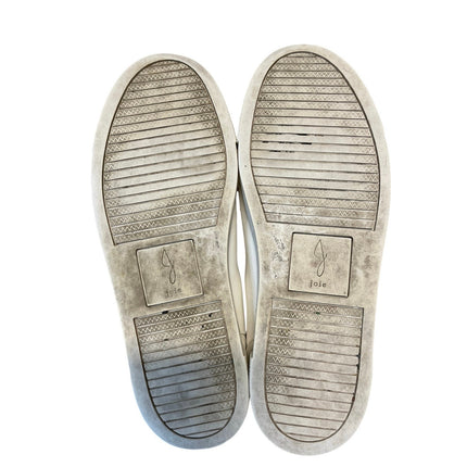 Joie Harvard Women's All White Lace Up Vegan Leather Sneakers Shoes Size 8.5M