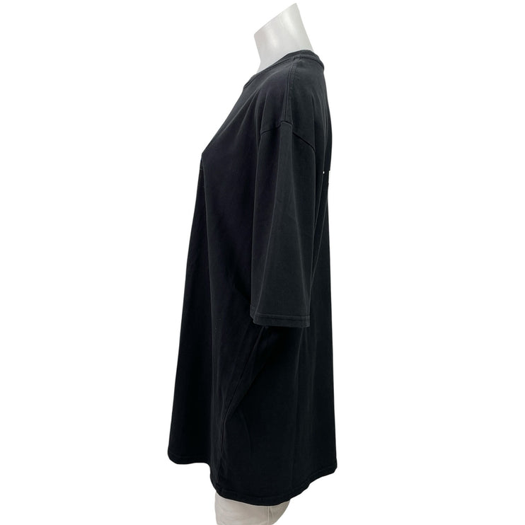 Still Kelly Unisex Black Short Sleeve Oversized Baby Face T Shirt Tee Top Sz XL