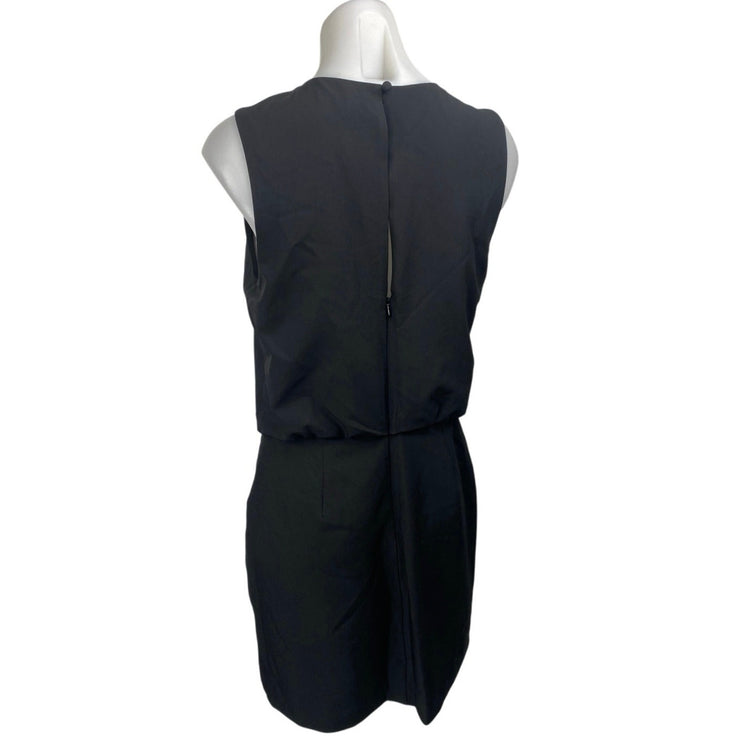 NEW Banana Republic Black Sleeveless Round Neck Tank Mini Blouson Dress Size 8