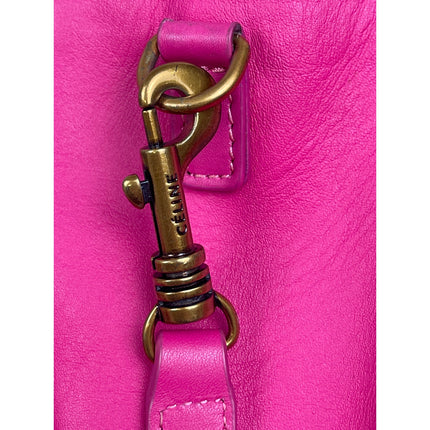 Celine Nano Luggage Pink Leather Wing-Side Mini Handheld Crossbody Handbag