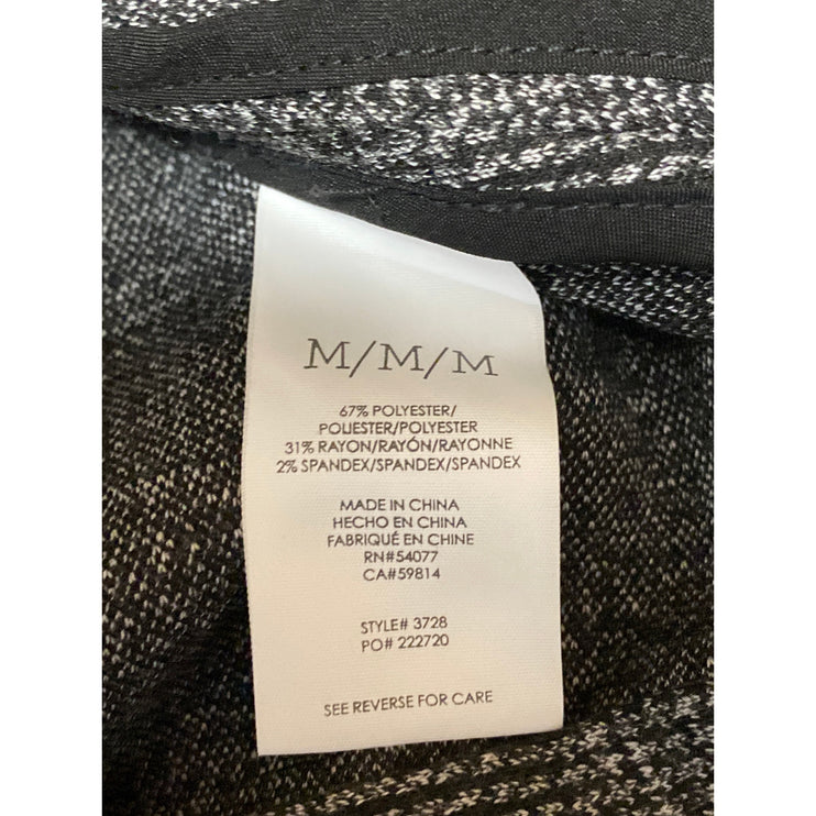 Cabi Gray Plaid Notch Collar Long Sleeve Double Breasted Blazer Coat Jacket Sz M