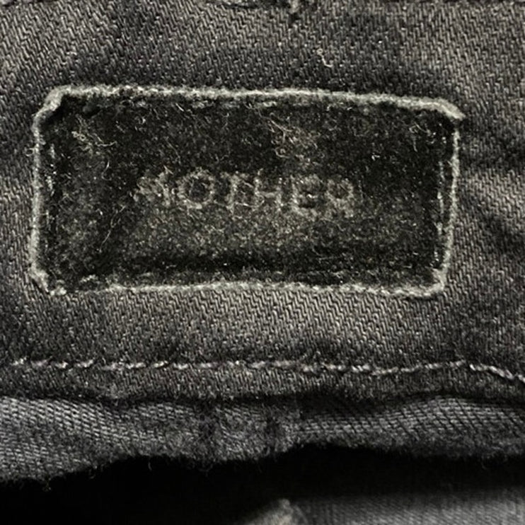 Mother The Looker Women's Black High Waisted Skinny Denim Jeans Pants Size 28