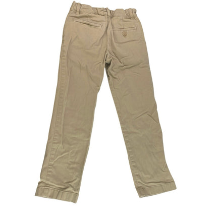 J.Crew Crew Cuts Kids Boys Cream Stretch Slim Fit Straight Khaki Chino Pants 21