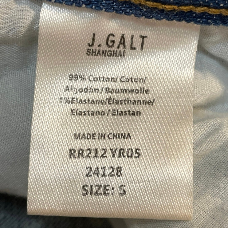Brandy Melville J. Galt Blue Mid Rise Y2k Flared Bootcut Denim Jeans Size S