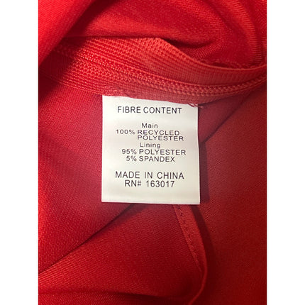 NEW Princess Polly Red Silk Satin Sleeveless Scalloped Bow Cami Crop Top Size 8