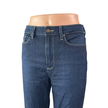 Paige Women's Blue Dark Wash High waisted Slim Fit Skinny Denim Jeans Pants 30