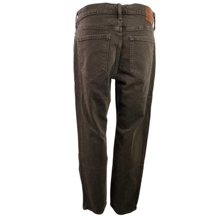 NEW Abercrombie & Fitch Vintage Straight Brown High Rise Denim Jeans Pants Sz 30