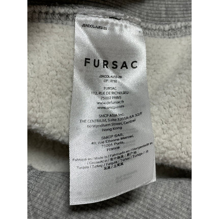 Fursac Gray Crew Neck Long Sleeve Sweater Activewear Athletic Sweatshirt Top M