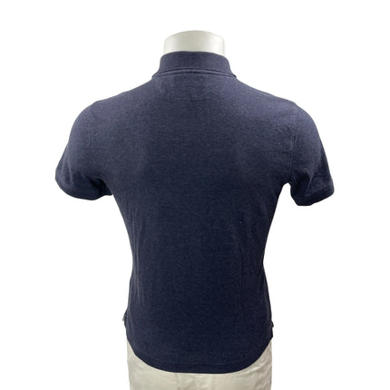 Banana Republic Luxury Touch Navy Blue Standard Fit Collared Polo Shirts Top S