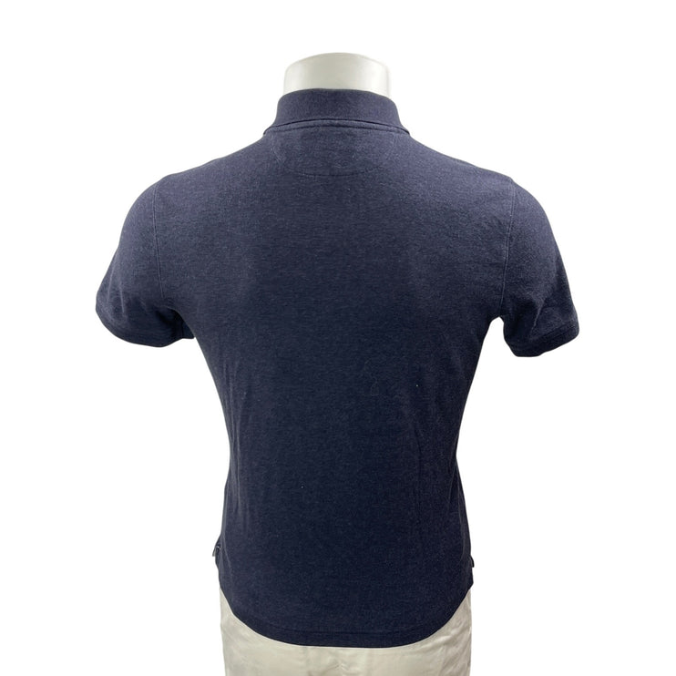 Banana Republic Luxury Touch Navy Blue Standard Fit Collared Polo Shirts Top S