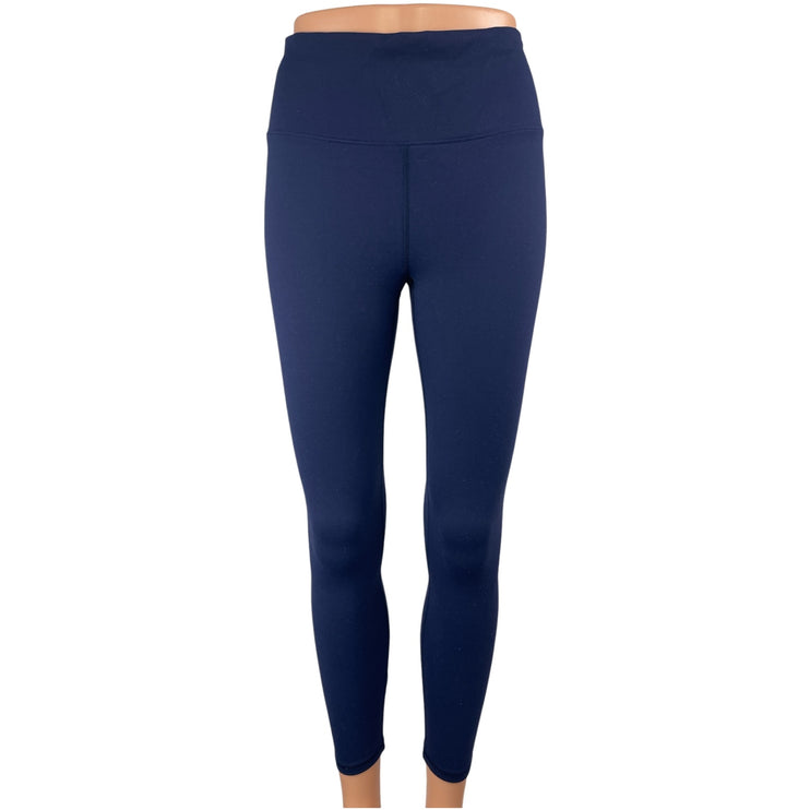Fabletics PowerHold Women's Blue Mid Rise Skinny Yoga Athletic Leggings Pants M