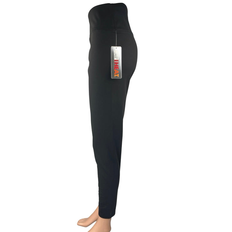 NEW 32 Degrees Heat Black High Waisted Activewear Workout Yoga Leggings Pants L
