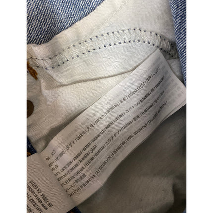 Abercrombie & Fitch The Mom Blue Ultra High Rise Cut Off Denim Jean Shorts Sz 29