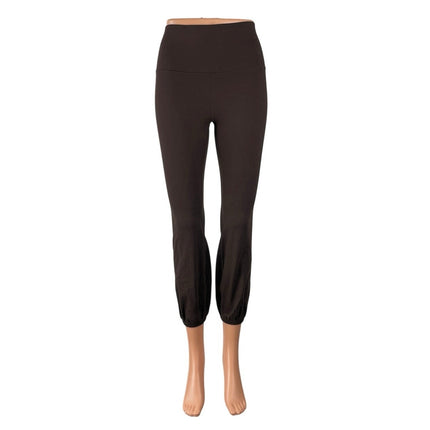 Offline by Aerie Women's Brown High Rise Yoga Jogger Tapered Leggings Size S