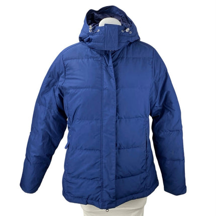L.L.Bean Ultrawarm Women's Blue Hooded Insulated Down Puffer Coat Jacket Size S