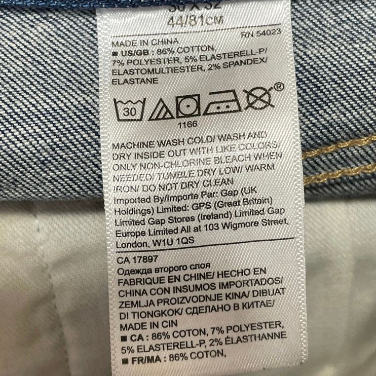 Banana Republic Men's Blue Medium Wash Slim Fit Tapered Denim Jeans Size 30x32