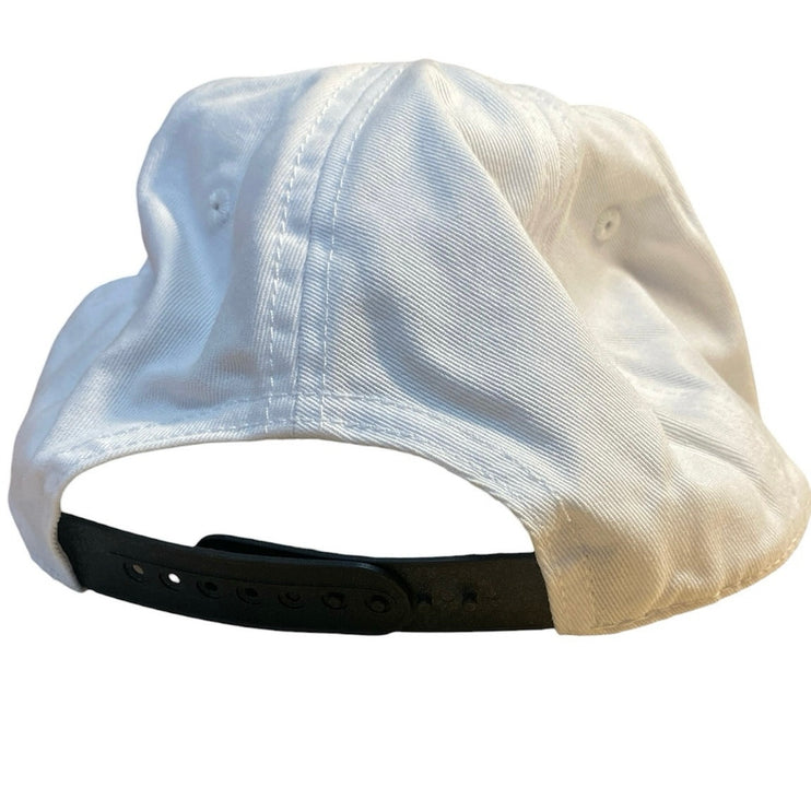 American Needle Polaroid Roscoe White Adjustable Snap Back Baseball Hat Cap OS