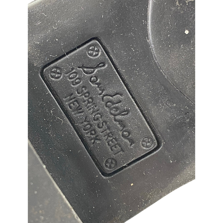 Sam Edelman Women's Black Suede Block Heel Zip Up Round Toe Tall Boots Size 6